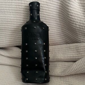 Black Studded Bottle Absolute Vodka holder Rock Limited